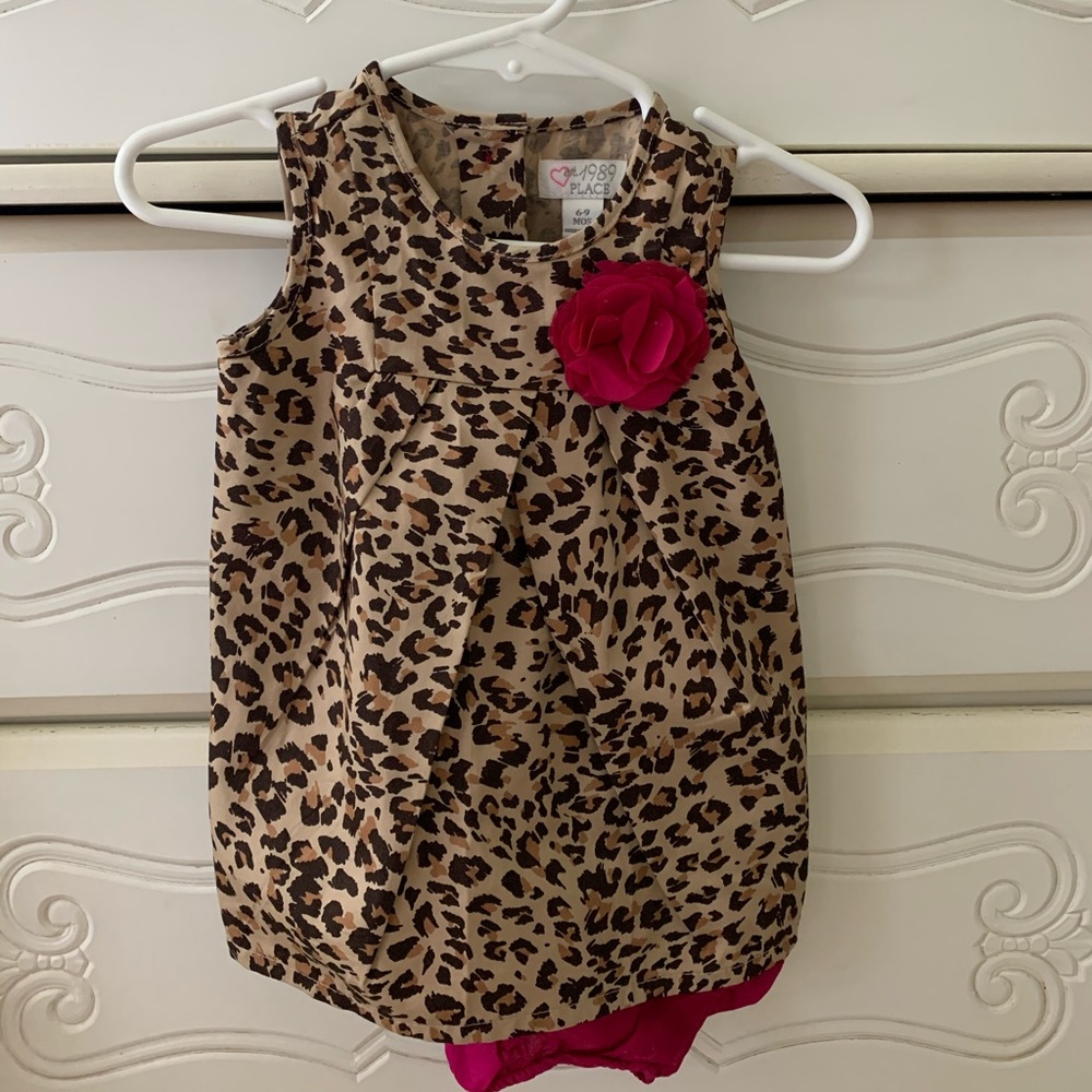 New Baby girl leopard dress